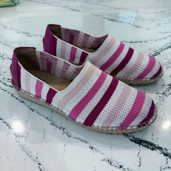 Cole Haan Cloudfeel Stitchlite Espadrille Festival Fuschia Pink/White Size 11 - Picture 3 of 6